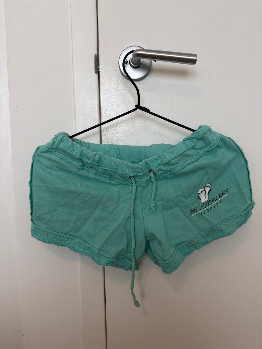 Fort Lauderdale Beach Women's Aqua Cotton Shorts